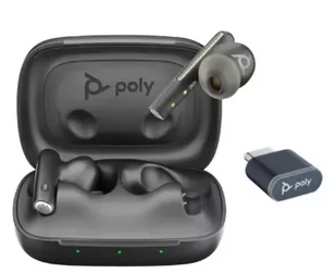Poly Voyager Free 60 UC M Carbon Black Earbuds +BT700 7Y8L8AA - Słuchawki - miniaturka - grafika 1