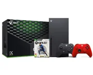 Konsole Xbox - Xbox Series X 1TB + FIFA 23 + dodatkowy pad czerwony - miniaturka - grafika 1