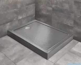 Radaway Doros F Compact Stone brodzik 100x70 antracyt SDRFP1070-05-64S - Brodziki prysznicowe - miniaturka - grafika 1