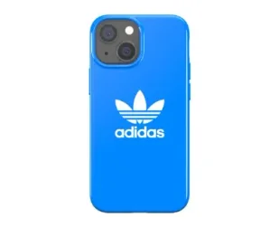 Adidas Snap Case Trefoil błyszcące do iPhone 13 Mini niebieski - Etui i futerały do telefonów - miniaturka - grafika 1