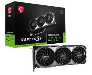 MSI GeForce RTX 4070 Ti VENTUS 3X E1 OC 12GB GDDR6X - Karty graficzne - miniaturka - grafika 1