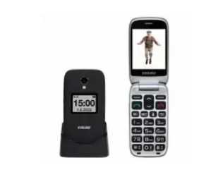 Evolveo EasyPhone FS Czarny - Telefony komórkowe - miniaturka - grafika 1